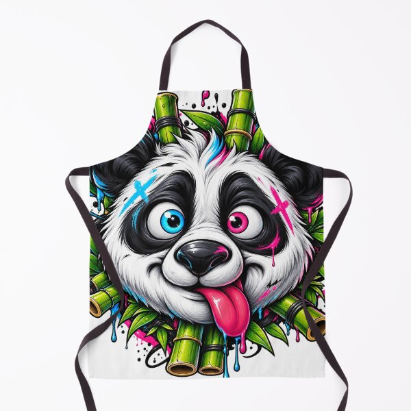 Item preview, Neon Panda Graffiti Streetwear designed and sold by VYBORA Studio.