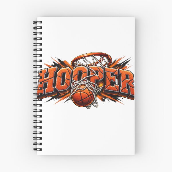 Item preview, Hooper - Basketball Typography Art designed and sold by GameTime-Gear.