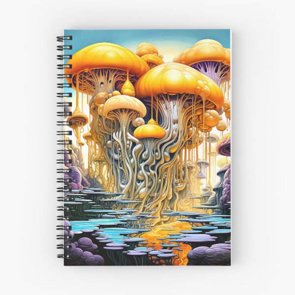 Item preview, Cosmic Fantasy Psychedelic Mushrooms Imaginary Universe Art designed and sold by DEC02.
