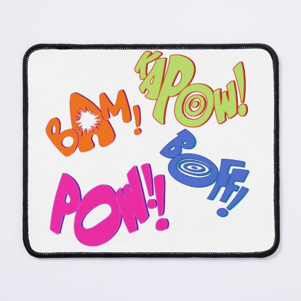 Item preview, 1966 Superhero TV Onomatopoeia designed and sold by Deviant Logic Design.