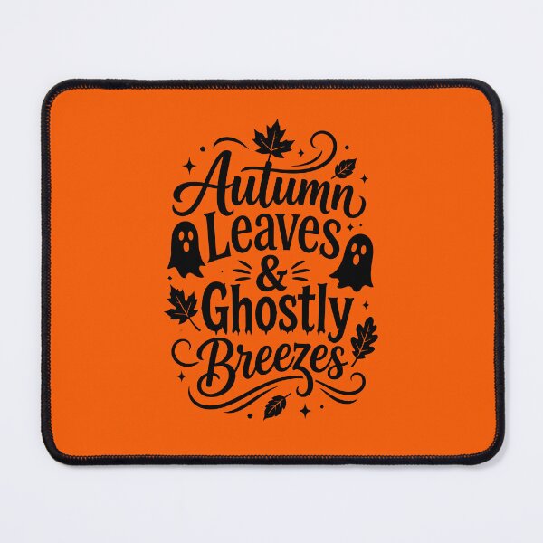 Item preview, Autumn Leaves & Ghostly Breezes | Cozy Fall Ghost Quote Design designed and sold by DesignHouse07.