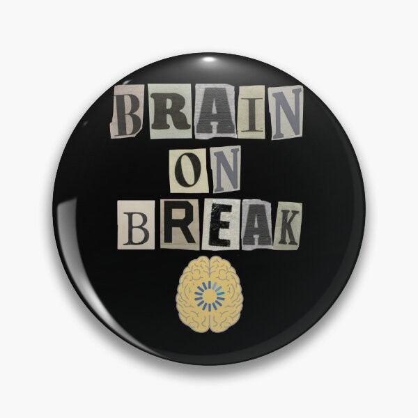Item preview, BRAIN ON BREAK ? | Funny Relatable Vintage Collage T-Shirt designed and sold by FuzzDrive.