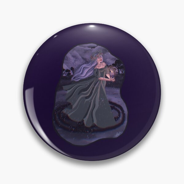 Item preview, Witch’s Yule Ritual – Winter Solstice Fantasy Art designed and sold by TheMossAndMermaid.
