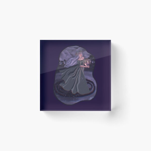 Item preview, Witch’s Yule Ritual – Winter Solstice Fantasy Art designed and sold by TheMossAndMermaid.