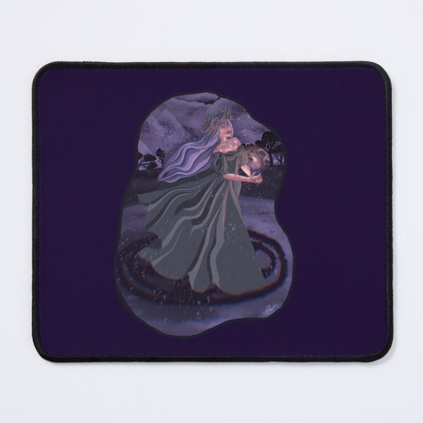 Item preview, Witch’s Yule Ritual – Winter Solstice Fantasy Art designed and sold by TheMossAndMermaid.