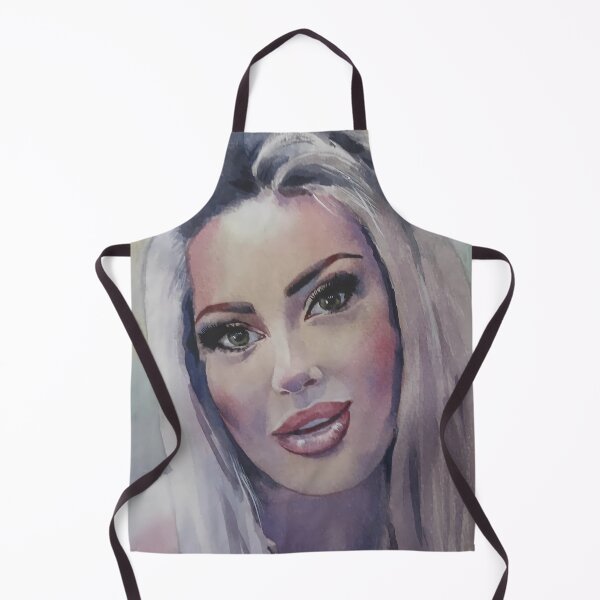 Item preview, Blonde Woman Watercolor Portrait designed and sold by SlavaArt.
