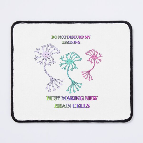 Item preview, Busy making new brain cells (multi-disco version) designed and sold by The Migraine Enlightenment.