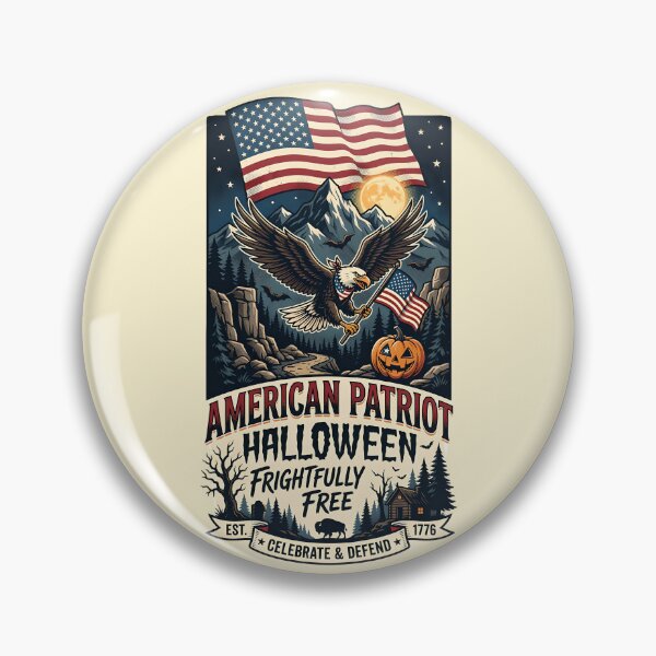 Item preview, American Patriot Halloween - Frightfully free designed and sold by ParadoxParadox.