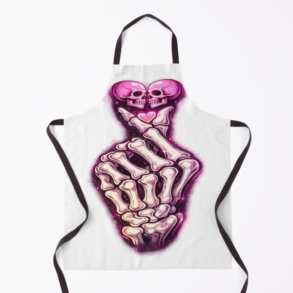 Item preview, Neon Skeleton Heart Hand Gothic Art designed and sold by VYBORA Studio.