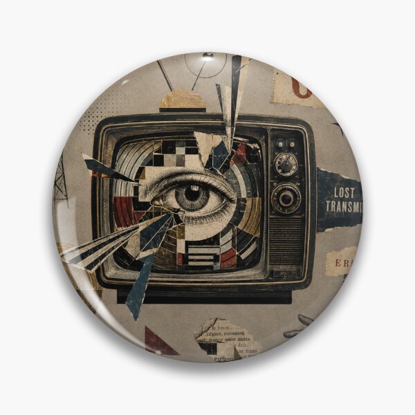 Item preview, NO SIGNAL  Retro Dada Transmission Collage designed and sold by MarksBook.