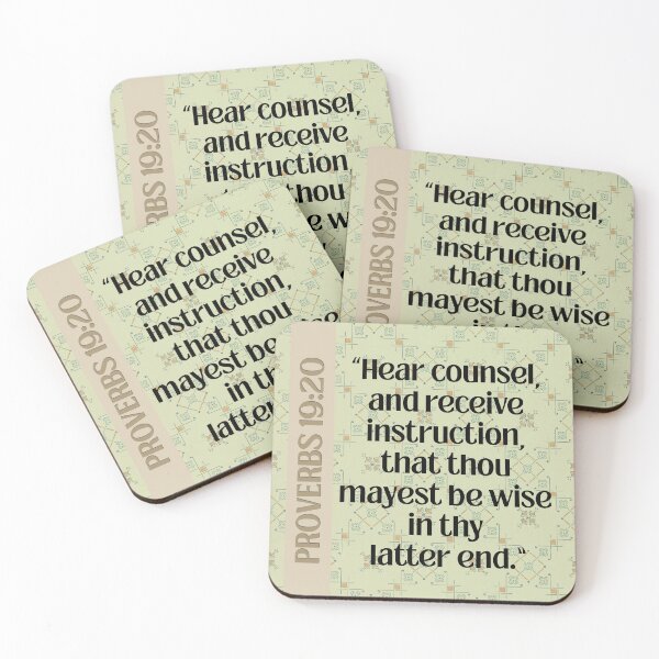 Item preview, Proverbs 19:20 designed and sold by DeeFran Designs.