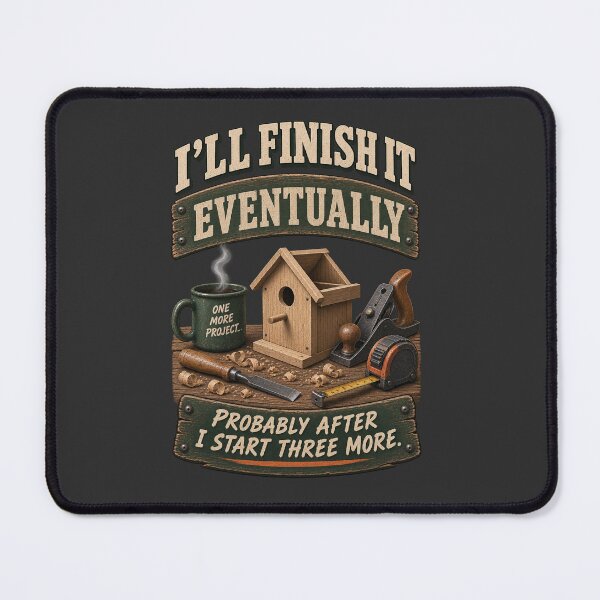 Item preview, I’ll Finish It Eventually – Funny Unfinished Project designed and sold by CooLife.