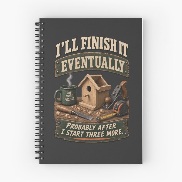 Item preview, I’ll Finish It Eventually – Funny Unfinished Project designed and sold by CooLife.
