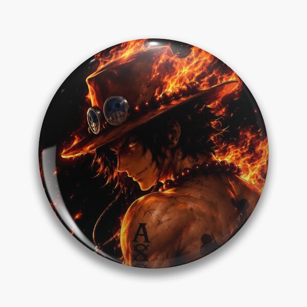 Item preview, Flame Fist Pirate Warrior – Fiery Anime Fire Power Artwork designed and sold by Dyan4.