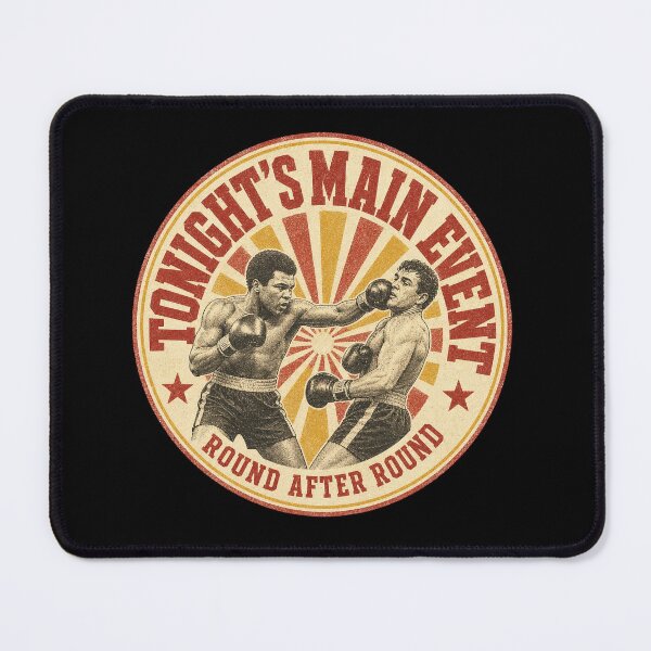 Item preview, Tonight's Main Event Vintage Boxing Badge designed and sold by RickyHN7.