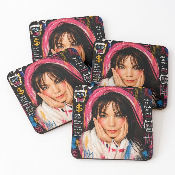 Item preview, Björk Neo Expressionist Portrait – Alternative Music Art BBY BOREAL designed and sold by Boreal Apparel.