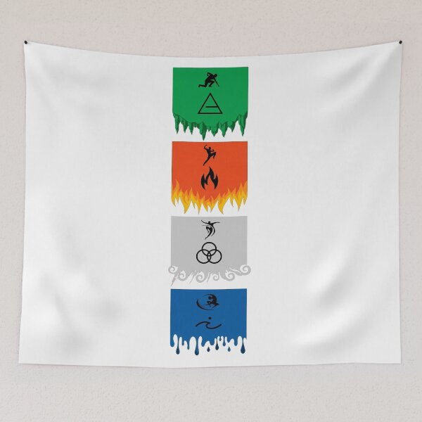 Item preview, Four Elements T-Shirt | Earth Fire Air Water | Stickers Hoodies Mugs Gifts designed and sold by Khalid lq.