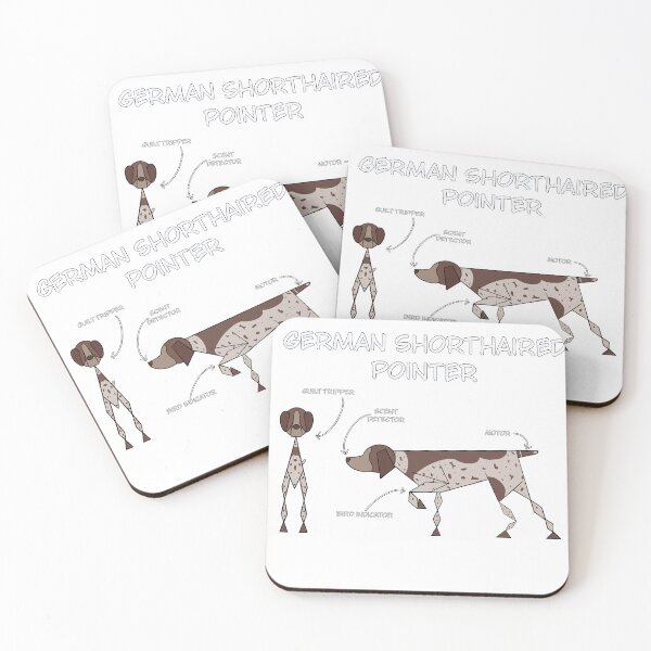 Item preview, German Shorthaired Pointer Blueprint designed and sold by Faceless Favorites.