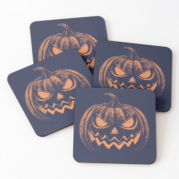 Item preview, Scary Jack O Lantern Vintage Halloween Pumpkin designed and sold by donwillisjrart.
