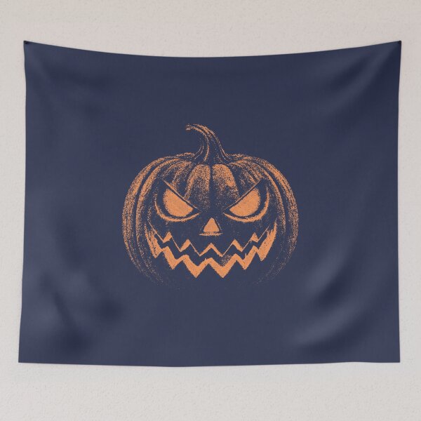 Item preview, Scary Jack O Lantern Vintage Halloween Pumpkin designed and sold by donwillisjrart.