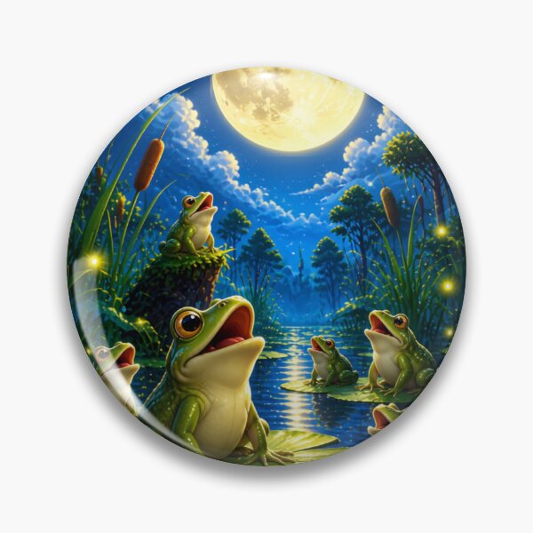 Artikelvorschau, Frösche heulen zum Mond entworfen und verkauft von MaddyDesignsCo.