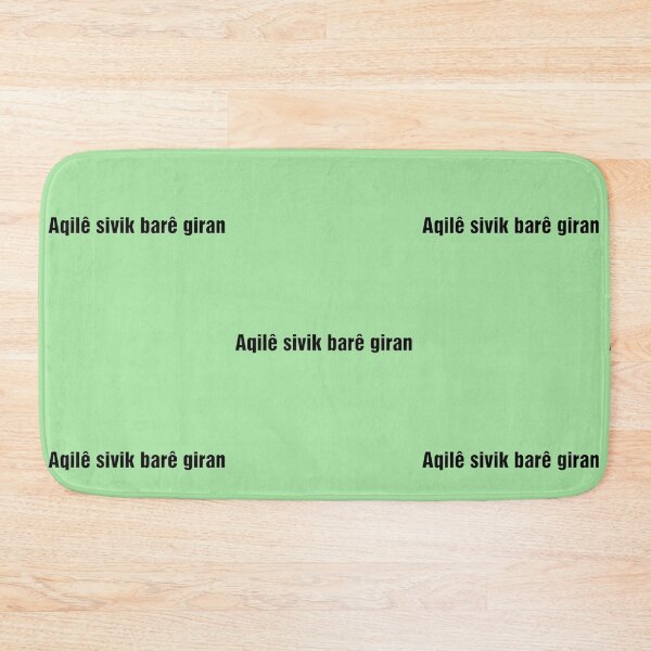 Item preview, Aqilê Sivik Barê Giran Kurdish Quote, designed and sold by DailyDoodlesBySumbul.