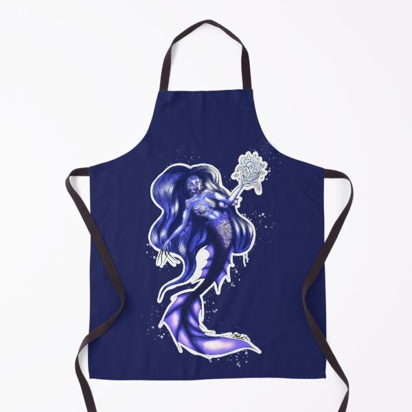 Item preview, Sea Siren Stealing a Soul – Dark Ocean Fantasy designed and sold by TheMossAndMermaid.