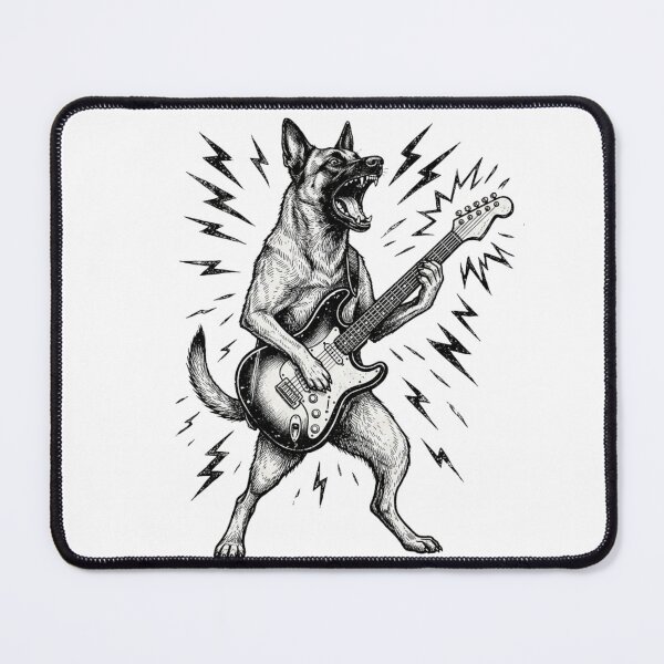 Item preview, Malinois Musician designed and sold by rockazona.
