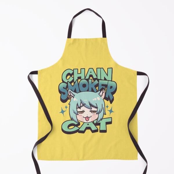 Item preview, Chainsmoker cat yaniko yani neko designed and sold by Morcawork.