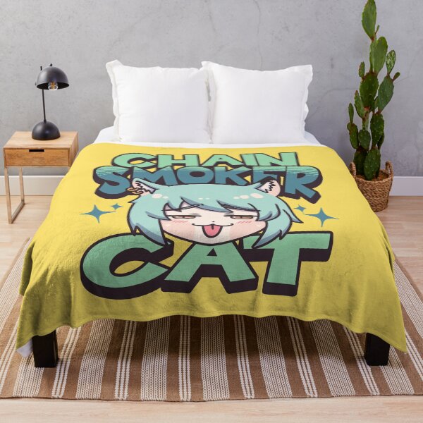 Item preview, Chainsmoker cat yaniko yani neko designed and sold by Morcawork.