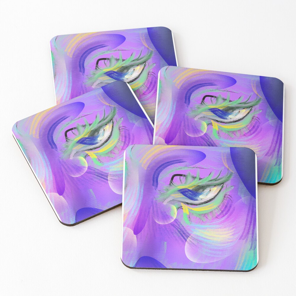 Item preview, Coasters (Set of 4) designed and sold by StaticAlien.