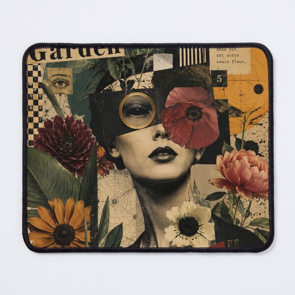 Item preview, Dada Garden  Surreal Botanical Collage designed and sold by MarksBook.