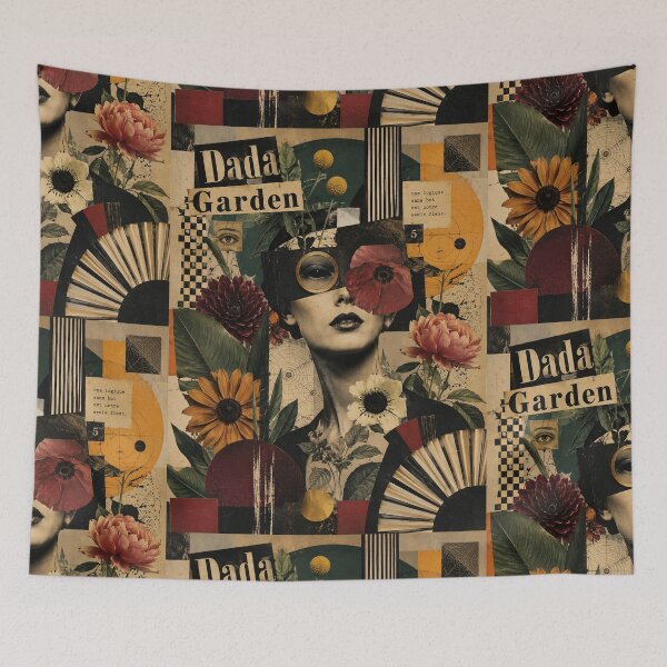 Item preview, Dada Garden  Surreal Botanical Collage designed and sold by MarksBook.