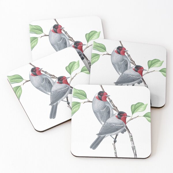 Item preview, Red-faced Warbler (Cardellina rubrifrons) designed and sold by JadaFitch.