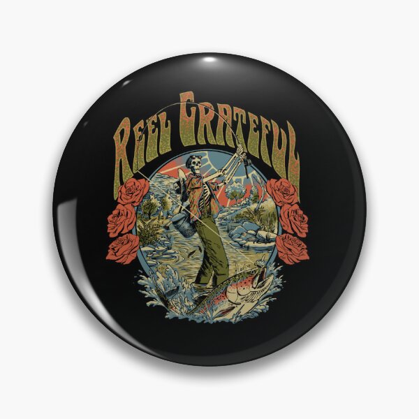 Item preview, Reel Grateful Trout Fisherman Classic designed and sold by ZenithPrints51.