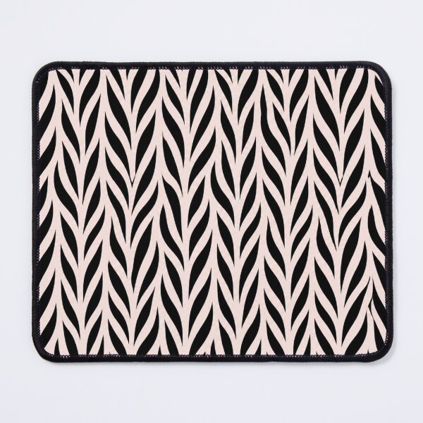 Item preview, Blush Pink & Jet Black Zebra Print – Elegant Animal Pattern designed and sold by HO•Designs.