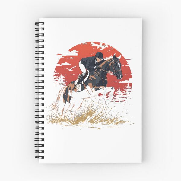 Item preview, Equestrian Horse Jumping Sunset Adventure designed and sold by Liyana House.
