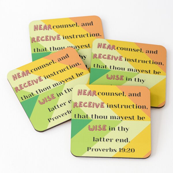 Item preview, Proverbs 19:20 designed and sold by DeeFran Designs.