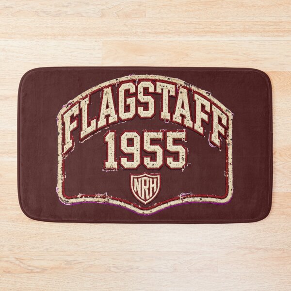 Item preview, Flagstaff 1955 Varsity Shirt - Route 66 Arizona designed and sold by Normandy Road Heritage™ - Vintage Garage Art.