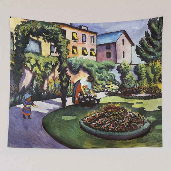Item preview, Garden Picture by August Macke designed and sold by tomorrowsart.