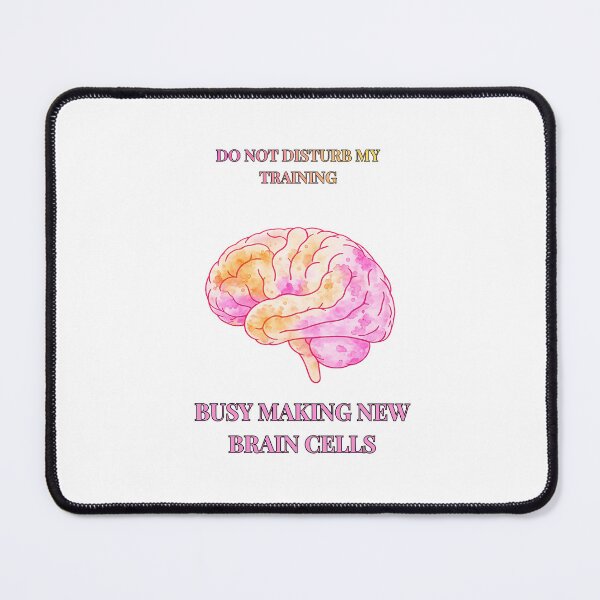 Item preview, Do not disturb - busy making new brain cells (sunset edition) designed and sold by The Migraine Enlightenment.