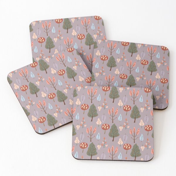 Item preview, Whimsical Scandinavian Inspired Woodland Seamless Design designed and sold by Cato Designs.