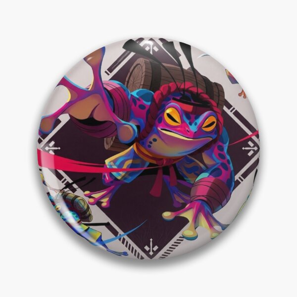 Item preview, Amphibian Ninjas in Neon Visions (V2) designed and sold by SabaMirzique.
