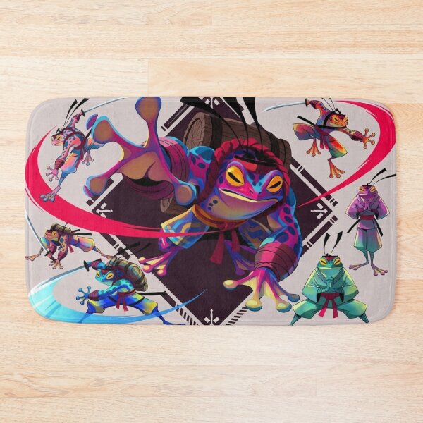 Item preview, Amphibian Ninjas in Neon Visions (V2) designed and sold by SabaMirzique.