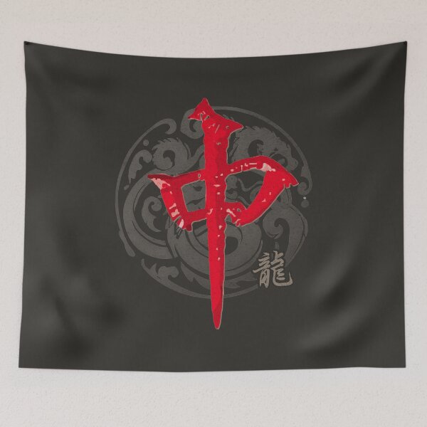 Item preview, Mahjong Red Dragon Modern Grunge Streetwear designed and sold by TackyTime.