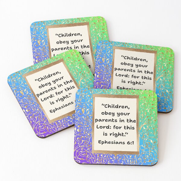 Item preview, Ephesians 6:1 designed and sold by DeeFran Designs.