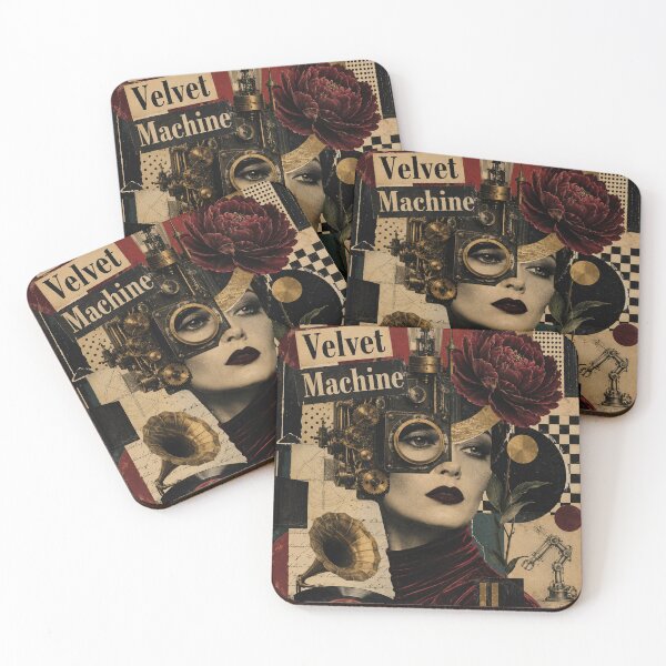 Item preview, The Velvet Machine  Surreal Dada Art Deco Collage designed and sold by MarksBook.