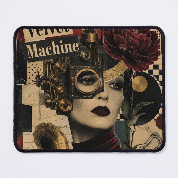 Item preview, The Velvet Machine  Surreal Dada Art Deco Collage designed and sold by MarksBook.