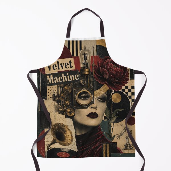 Item preview, The Velvet Machine  Surreal Dada Art Deco Collage designed and sold by MarksBook.