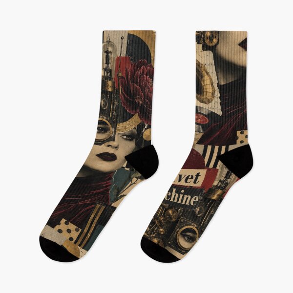 Item preview, The Velvet Machine  Surreal Dada Art Deco Collage designed and sold by MarksBook.